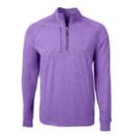 Cutter & Buck Adapt Eco Knit Heather Mens Quarter Zip Pullover - 3