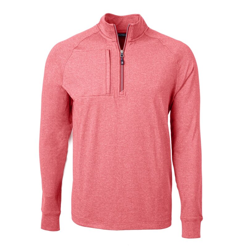 Cutter & Buck Adapt Eco Knit Heather Mens Quarter Zip Pullover - 4