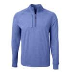 Cutter & Buck Adapt Eco Knit Heather Mens Quarter Zip Pullover - 8