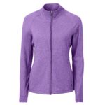 Cutter & Buck Adapt Eco Knit Heather Recycled Womens Full Zip - 3