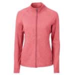 Cutter & Buck Adapt Eco Knit Heather Recycled Womens Full Zip - 4