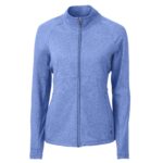 Cutter & Buck Adapt Eco Knit Heather Recycled Womens Full Zip - 9