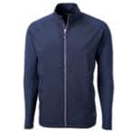 Cutter & Buck Adapt Eco Knit Hybrid Recycled Mens Big & Tall Full Zip Jacket - 1