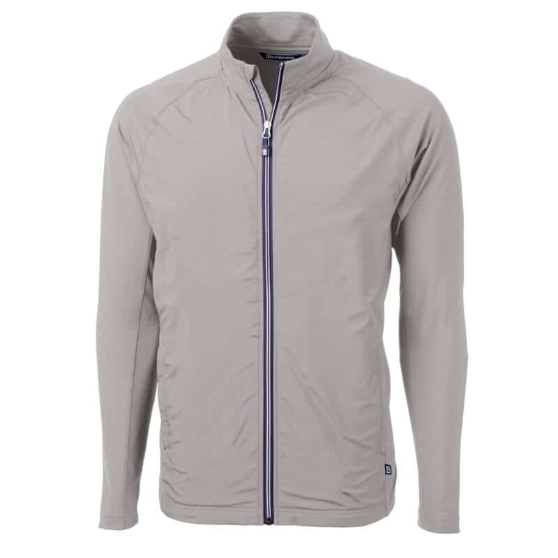 Cutter & Buck Adapt Eco Knit Hybrid Recycled Mens Big & Tall Full Zip Jacket - 2