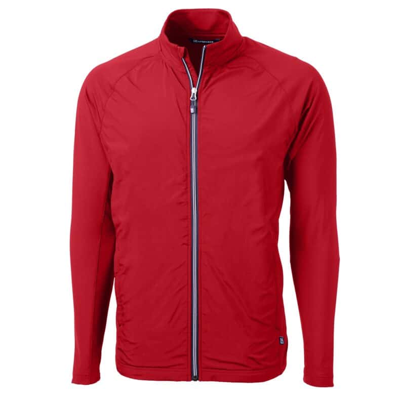 Cutter & Buck Adapt Eco Knit Hybrid Recycled Mens Big & Tall Full Zip Jacket - 3