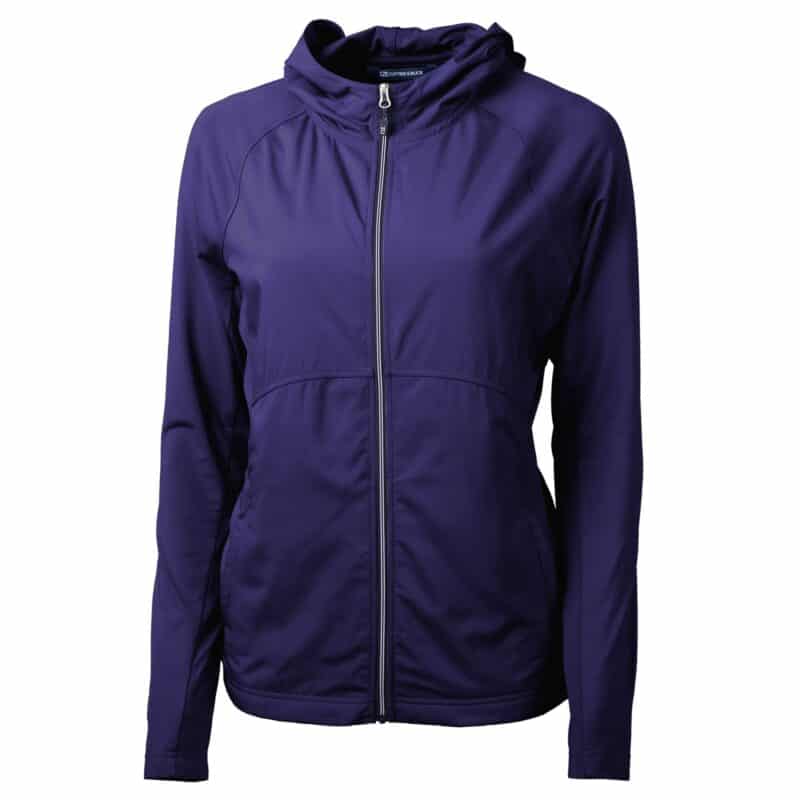 Cutter & Buck Adapt Eco Knit Hybrid Recycled Womens Full Zip Jacket - 6