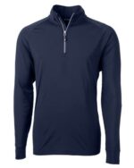 Cutter & Buck Adapt Eco Knit Stretch Recycled Mens Big and Tall Quarter Zip Pullover - 1