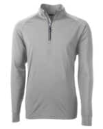 Cutter & Buck Adapt Eco Knit Stretch Recycled Mens Big and Tall Quarter Zip Pullover - 2