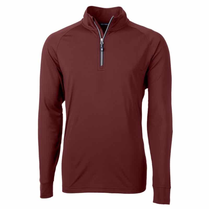 Cutter & Buck Adapt Eco Knit Stretch Recycled Mens Quarter Zip Pullover - 2