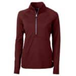 Cutter & Buck Adapt Eco Knit Stretch Recycled Womens Half Zip Pullover - 2