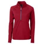 Cutter & Buck Adapt Eco Knit Stretch Recycled Womens Half Zip Pullover - 3