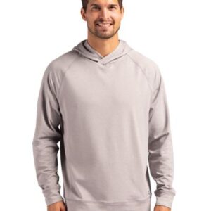Cutter & Buck Adapt Knit Recycled Mens Heathered Hooded Pullover