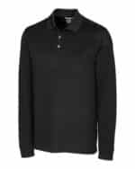 Cutter & Buck Advantage Tri-Blend Pique Mens Big and Tall Long Sleeve Polo