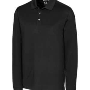 Cutter & Buck Advantage Tri-Blend Pique Mens Big and Tall Long Sleeve Polo