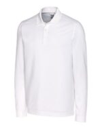 Cutter & Buck Advantage Tri-Blend Pique Mens Long Sleeve Polo - 3