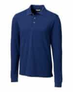 Cutter & Buck Advantage Tri-Blend Pique Mens Long Sleeve Polo - 4