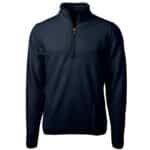 Cutter & Buck Cascade Eco Sherpa Fleece Mens Big & Tall Quarter Zip Jacket - 1