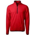 Cutter & Buck Cascade Eco Sherpa Fleece Mens Quarter Zip Jacket - 2