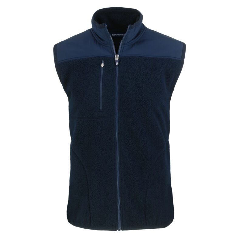 Cutter & Buck Cascade Eco Sherpa Fleece Mens Vest - 2
