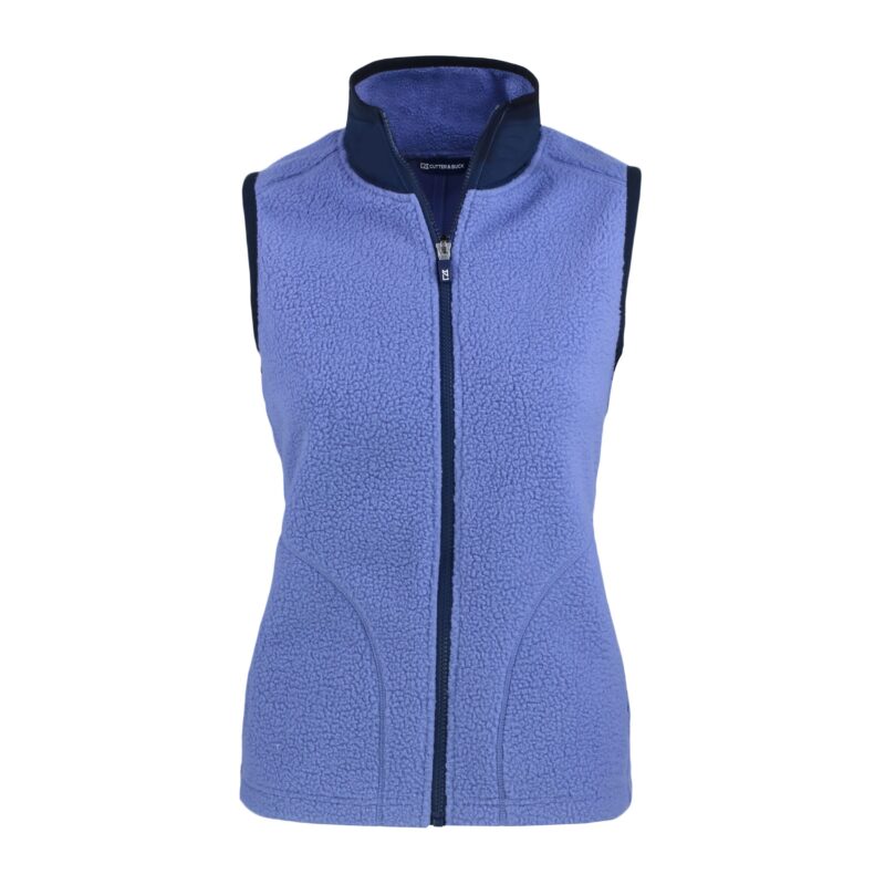 Cutter & Buck Cascade Eco Sherpa Fleece Womens Vest - 2