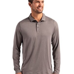 Cutter & Buck Coastline Epic Comfort Eco Recycled Mens Long Sleeve Polo