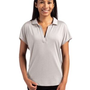 Cutter & Buck Coastline Epic Comfort Eco Recycled Womens Dolman Polo