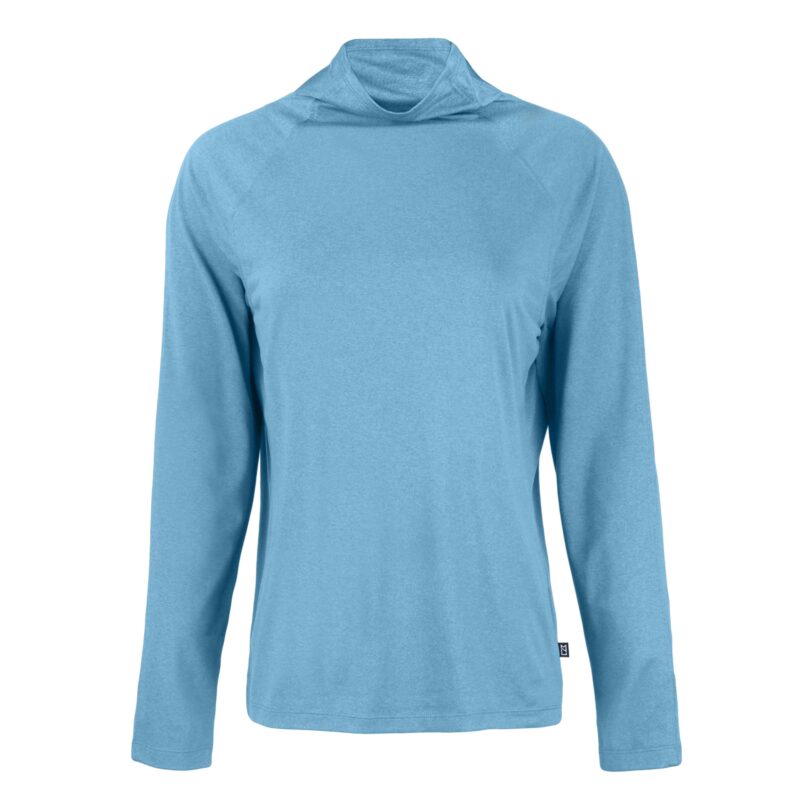 Cutter & Buck Coastline Epic Comfort Eco Recycled Womens Funnel Neck - 2