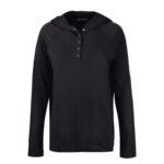 Cutter & Buck Coastline Epic Comfort Eco Recycled Womens Hooded Shirt - 1