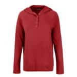 Cutter & Buck Coastline Epic Comfort Eco Recycled Womens Hooded Shirt - 7
