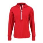 Cutter & Buck Daybreak Eco Recycled Womens Half Zip Hoodie - 2