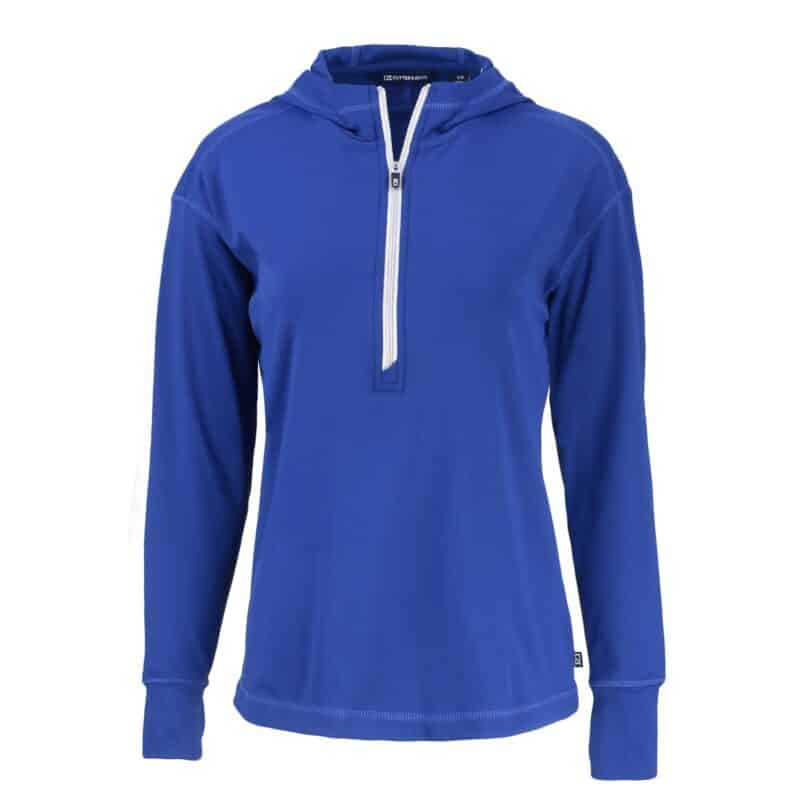 Cutter & Buck Daybreak Eco Recycled Womens Half Zip Hoodie - 3