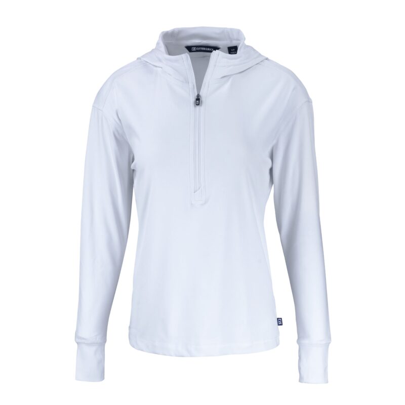 Cutter & Buck Daybreak Eco Recycled Womens Half Zip Hoodie - 4