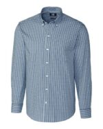 Cutter & Buck Easy Care Stretch Gingham Mens Long Sleeve Dress Shirt - 3