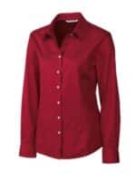Cutter & Buck Epic Easy Care Fine Twill Womens Long Sleeve Dress Shirt - 2