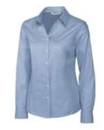 Cutter & Buck Epic Easy Care Fine Twill Womens Long Sleeve Dress Shirt - 5