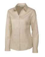 Cutter & Buck Epic Easy Care Fine Twill Womens Long Sleeve Dress Shirt - 7