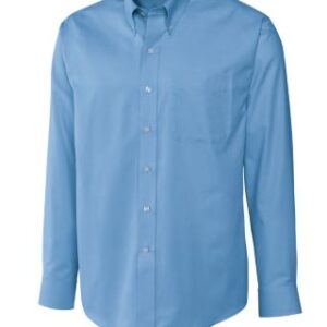 Cutter & Buck Epic Easy Care Nailshead Mens Big and Tall Long Sleeve Dress Shirt
