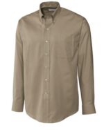 Cutter & Buck Epic Easy Care Nailshead Mens Big and Tall Long Sleeve Dress Shirt - 8