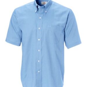 Cutter & Buck Epic Easy Care Nailshead Mens Big and Tall Short Sleeve Dress Shirt