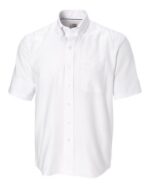 Cutter & Buck Epic Easy Care Nailshead Mens Short Sleeve Dress Shirt - 8