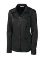 Cutter & Buck Epic Easy Care Nailshead Womens Long Sleeve Dress Shirt - 1