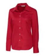 Cutter & Buck Epic Easy Care Nailshead Womens Long Sleeve Dress Shirt - 2