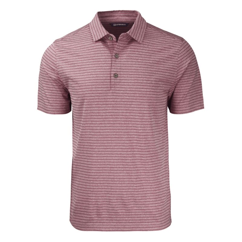 Cutter & Buck Forge Eco Heather Stripe Stretch Recycled Mens Polo - 2
