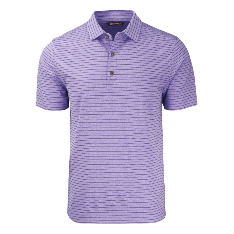 Cutter & Buck Forge Eco Heather Stripe Stretch Recycled Mens Polo - 4