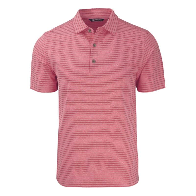 Cutter & Buck Forge Eco Heather Stripe Stretch Recycled Mens Polo - 5