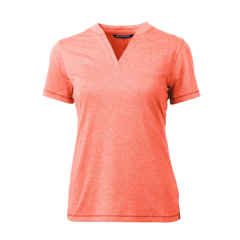 Cutter & Buck Forge Heathered Stretch Womens Blade Top - 1