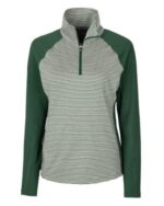 Cutter & Buck Forge Tonal Stripe Stretch Half Zip Womens Top - 5
