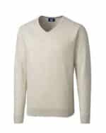 Cutter & Buck Lakemont Tri-Blend Mens Big and Tall V-Neck Pullover Sweater - 5