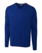 Cutter & Buck Lakemont Tri-Blend Mens Big and Tall V-Neck Pullover Sweater - 8