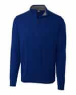 Cutter & Buck Lakemont Tri-Blend Mens Quarter Zip Pullover Sweater - 1